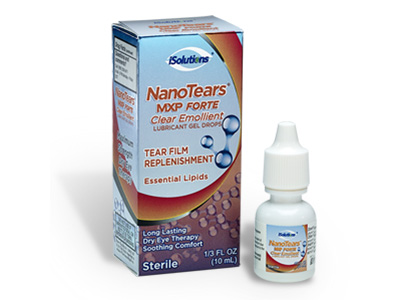 NanoTears® MXP Forte Clear Emollient Lubricant Gel Drops is a unique innovation in Dry Eye Therapy. NanoTears® MXP Forte Clear Emollient Lubricant Gel Drops is a unique innovation in Dry Eye Therapy.
